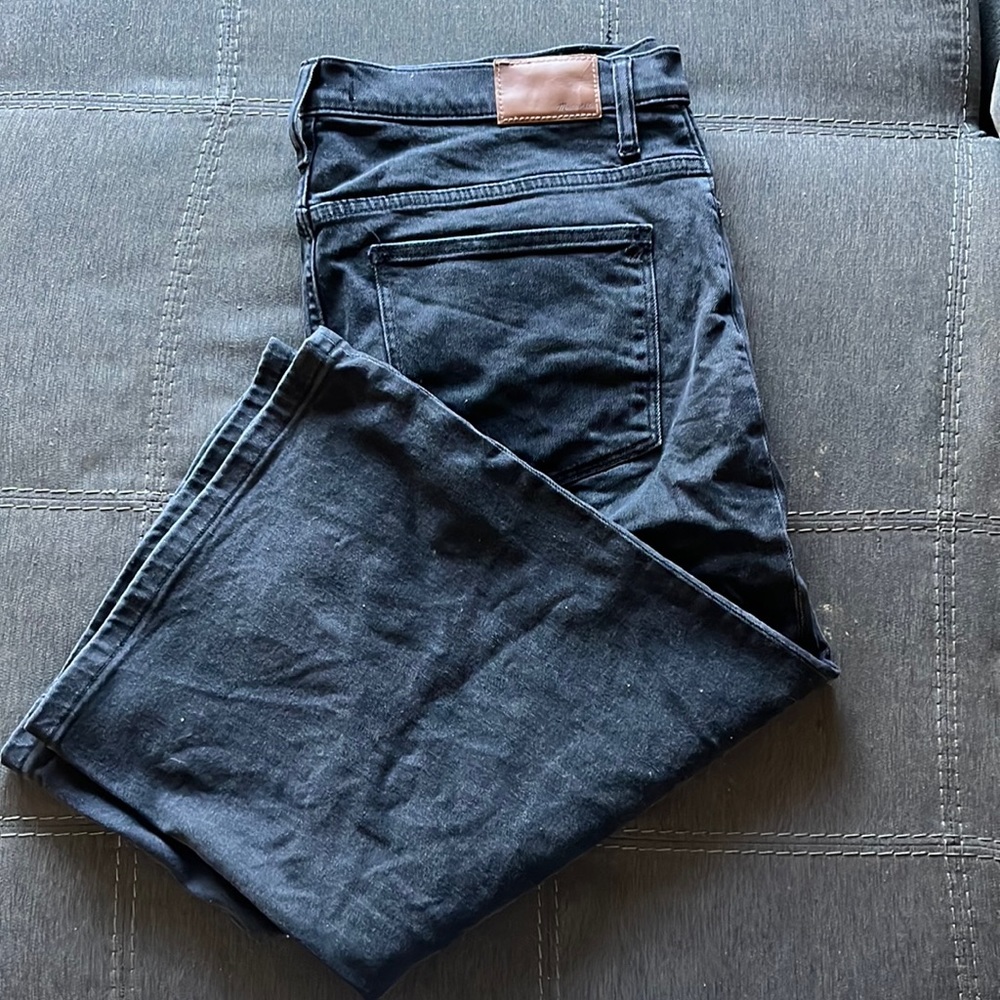 Madewell Wide Leg Crop Jeans